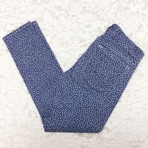 J Crew Purple Polka Dot Toothpick Skinny Jeans